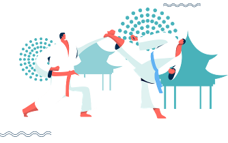 People exercising together - sports and mental wellness